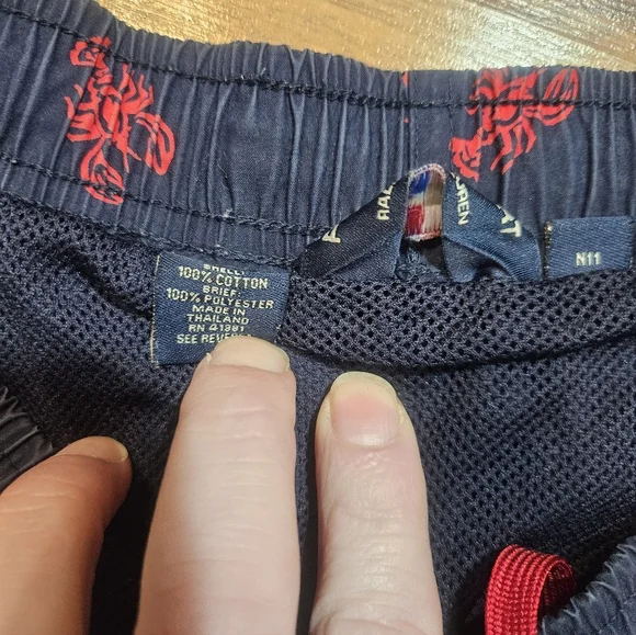 Polo Ralph Lauren Lobster Print Swim Trunks Men’s M - Picture 3 of 9